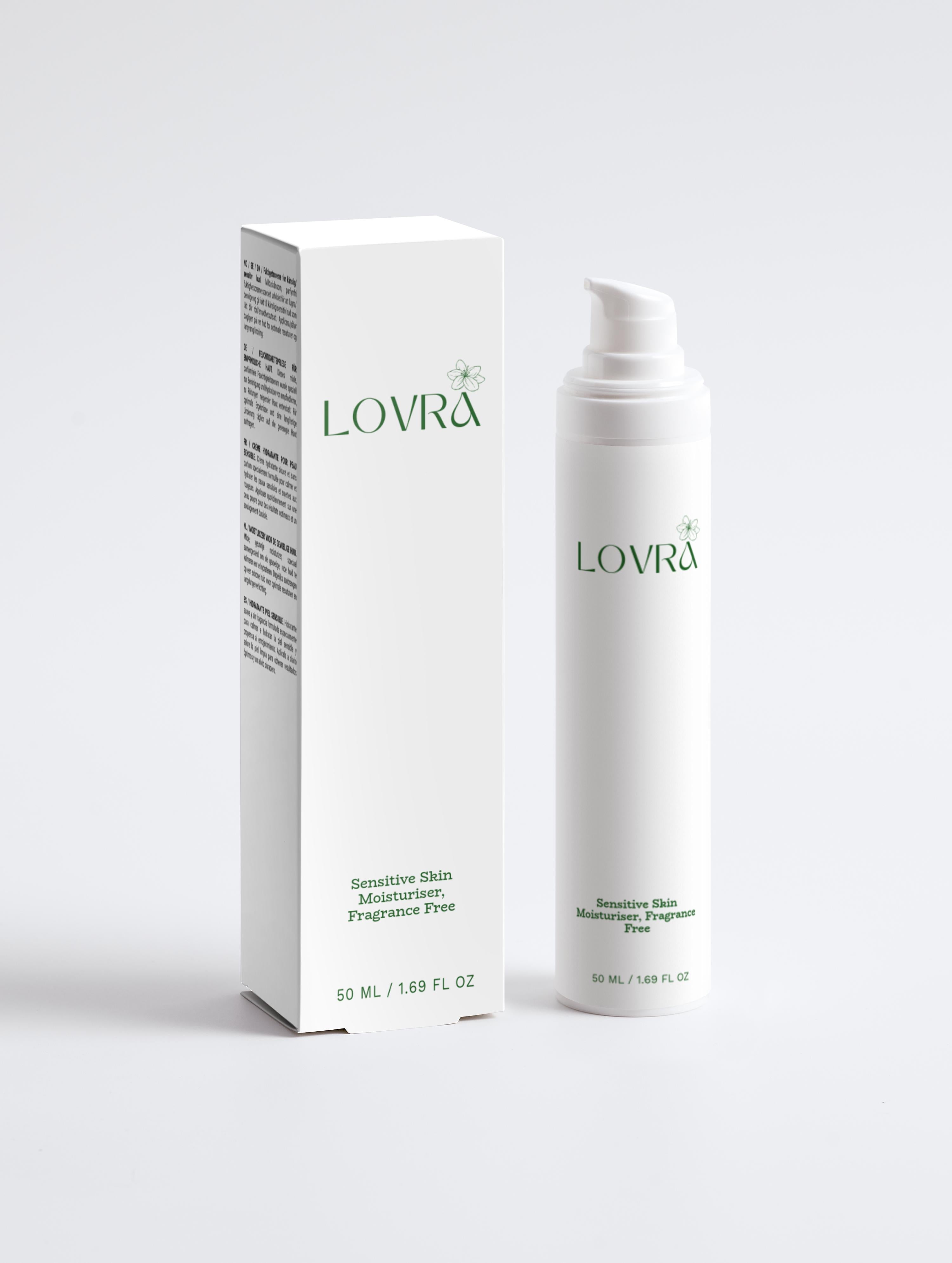 Sensitive Skin Moisturiser, Fragrance Free