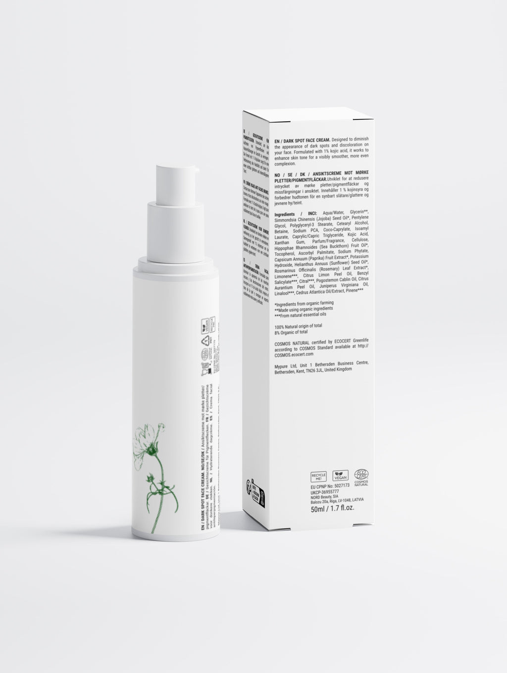 Dark Spot Face Cream with Kojic Acid